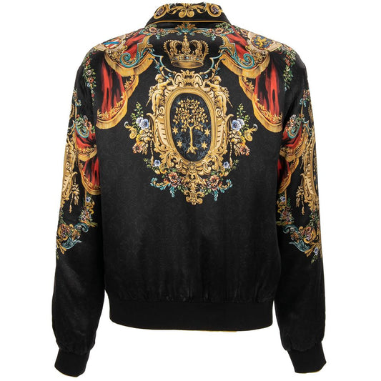 Dolce & Gabbana Black Silk Jacket