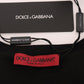 Dolce & Gabbana Black Cotton Floral Crystal Tank Top