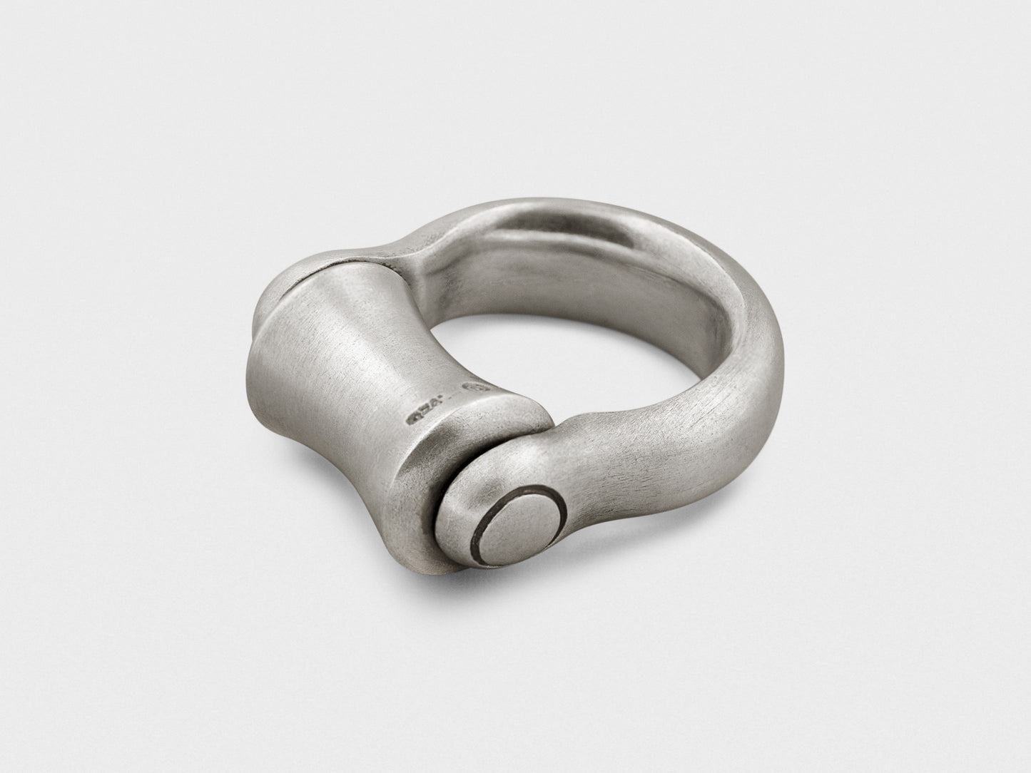 Snake Bones Spinning "Roller" 925 Sterling Silver Ring