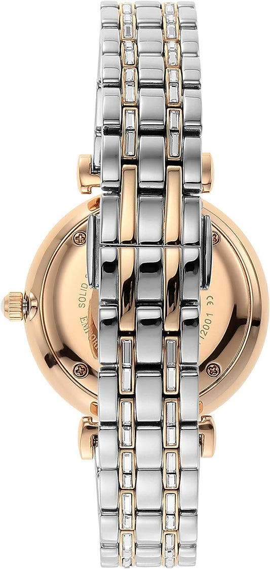 Emporio Armani Watches Silver Steel Quartz Watch