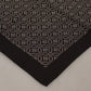 Dolce & Gabbana Black Patterned DG Printed Square Handkerchief Scarf