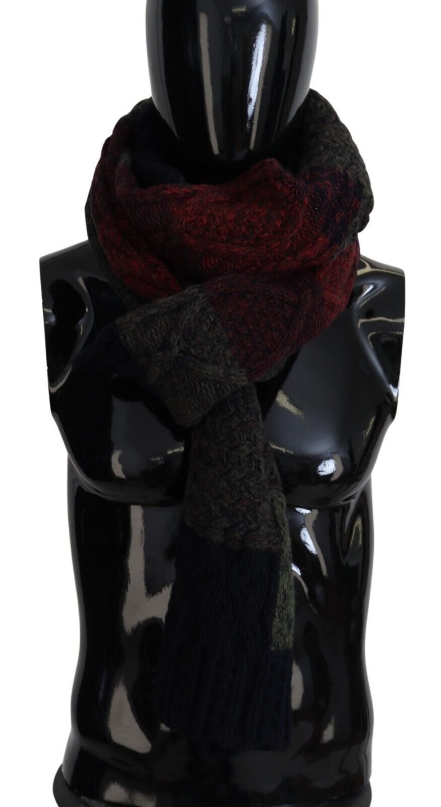 Dolce & Gabbana Multicolor Knitted Men Neck Wrap Shawl Scarf