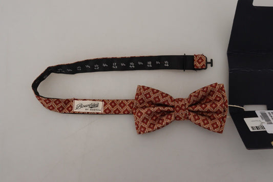 Scotch & Soda Multicolor Silk Adjustable Neck Papillon Men Bow Tie